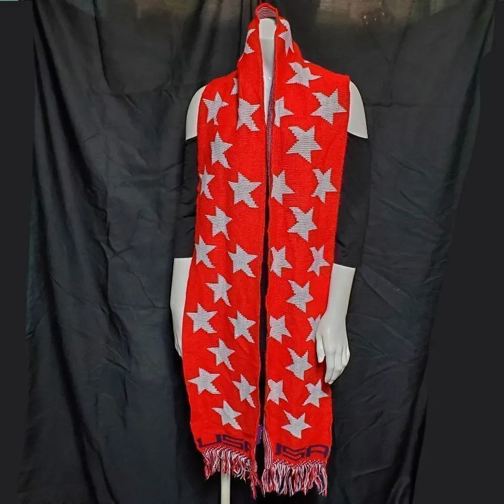 Knitmakers U.S.A. Star Pattern Scarf